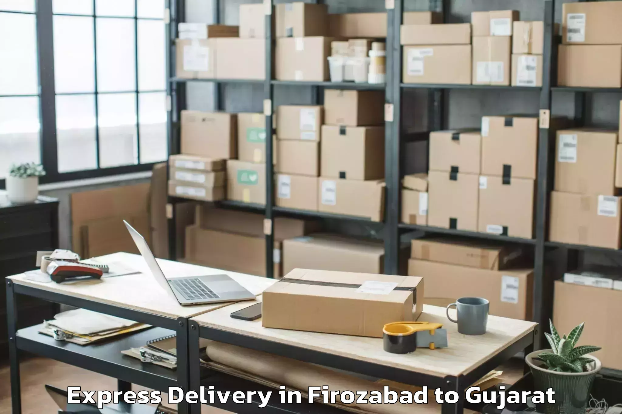 Efficient Firozabad to Tilakvada Express Delivery